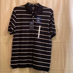 Brand New Black & White Polo by Croft & Barrow
